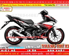 10541 Tem xe Winner X 150 NHANDECAL   DECALTRANGTRIXE79 Winner đen nhám Tem xe Winner 2019  trắng đen Tem trùm Winner  2021 đẹp nhất Tem trùm Winner 2020 đỏ đen trắng Tem Trùm Winner X đỏ đen Tem trùm Winner 150 đen nhám Tem rời Winner X trắng đen