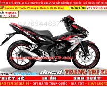 10560   Tem xe Winner X 150 NHANDECAL   DECALTRANGTRIXE79 Winner đen nhám Tem xe Winner trắng đen Tem trùm Winner đẹp nhất Tem trùm Winner 2020 đỏ đen trắng Tem Trùm Winner X đỏ đen Tem trùm Winner 150 đen nhám Tem rời Winner X trắng đen