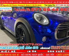 51284 WRAP Ô TÔ GIÁ RẺ DÁN ĐỔI MÀU  XE HƠI  ĐẸP NHẤT WRAP Ô TÔ TỐT NHẤT THÀNH PHỐ HỒ CHÍ MINH WRAP DÁN ĐỔI MÀU MINI COOPER S WRAP DÁN ĐỔI MÀU CHROME XANH MAYBACH  DÁN CHROME CANDY NHÔM XƯỚT CAO CẤP  WRAP DÁN ĐỔI MÀU CIVIC WRAP DÁN ĐỔI MÀU PEUGEOT 5008 