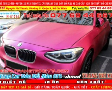 DÁN ĐỔI MÀU xe bmw hồng  đẹp nhất dán ô tô chuyên nghiệp wrap car decal xe hơi cao cấp nhàn decal decaltrangtrixe79 decal candy nhôm xướt chrome chuyển màu tem xe đẹp giá rẻ dán ô tô tp hcm  51914