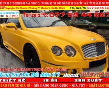 DÁN ĐỔI MÀU xe hơi bentley vàng đẹp nhất dán ô tô chuyên nghiệp wrap car decal xe hơi cao cấp nhàn decal decaltrangtrixe79 decal candy nhôm xướt chrome chuyển màu tem xe đẹp giá rẻ dán ô tô tp hcm 51933