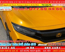 DÁN ĐỔI MÀU civic vàng mờ  đẹp nhất dán ô tô chuyên nghiệp wrap car decal xe hơi cao cấp nhàn decal decaltrangtrixe79 decal candy nhôm xướt chrome chuyển màu tem xe đẹp giá rẻ dán ô tô tp hcm 52106