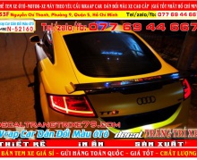 DÁN ĐỔI MÀU xe  audi vàng đẹp nhất dán ô tô chuyên nghiệp wrap car decal xe hơi cao cấp nhàn decal decaltrangtrixe79 decal candy nhôm xướt chrome chuyển màu tem xe đẹp giá rẻ dán ô tô tp hcm  2160